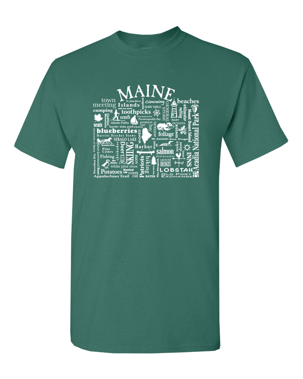 US State Destination Unisex T-shirt - Where Life Takes You (K-M) - S001839B002277P000014V457