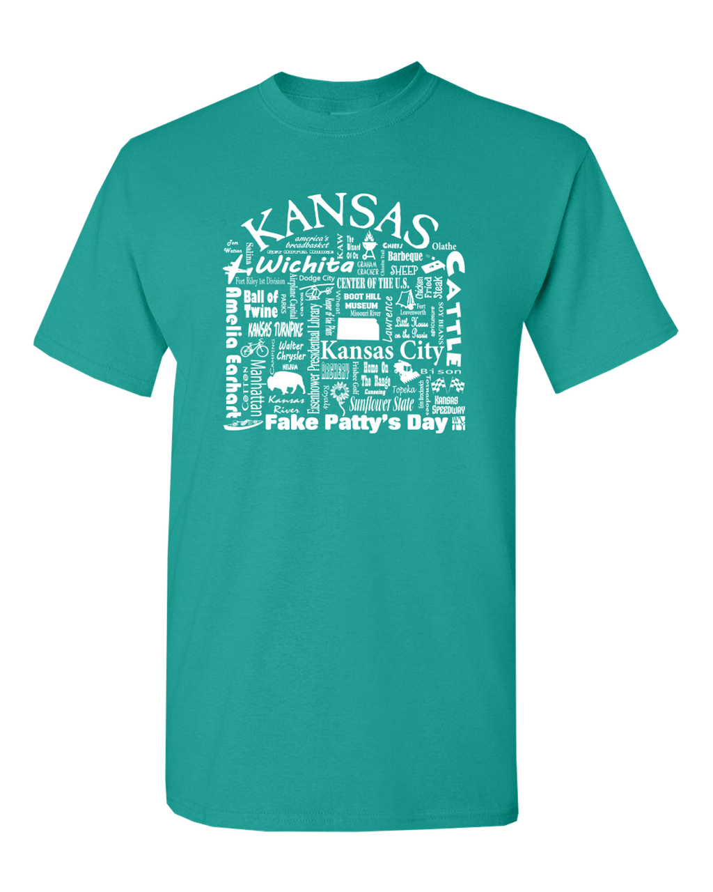US State Destination Unisex T-shirt - Where Life Takes You (K-M) - S001839B002277P000014V597