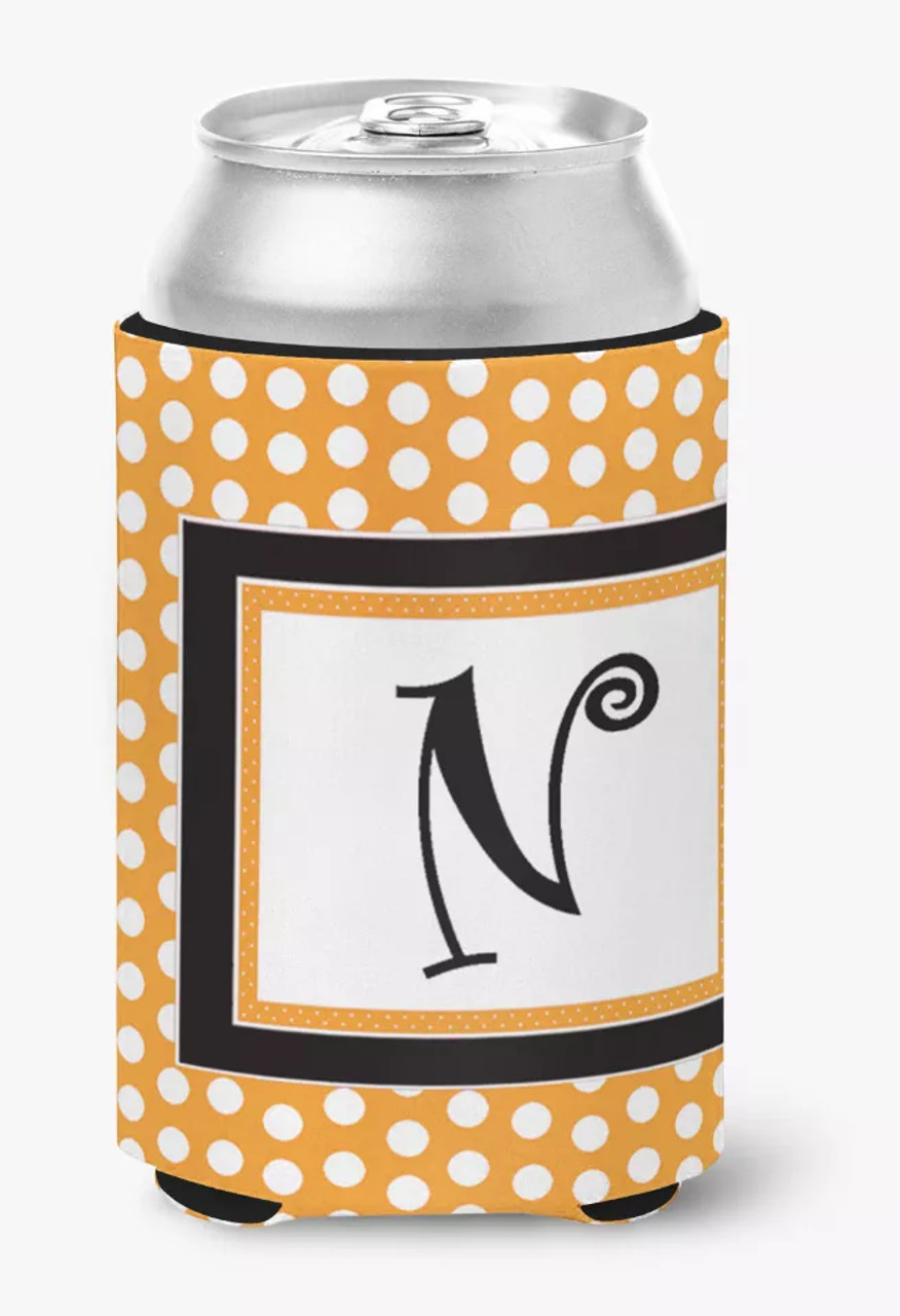 Monogram Letter Can or Bottle Hugger - CJ1033-NCC