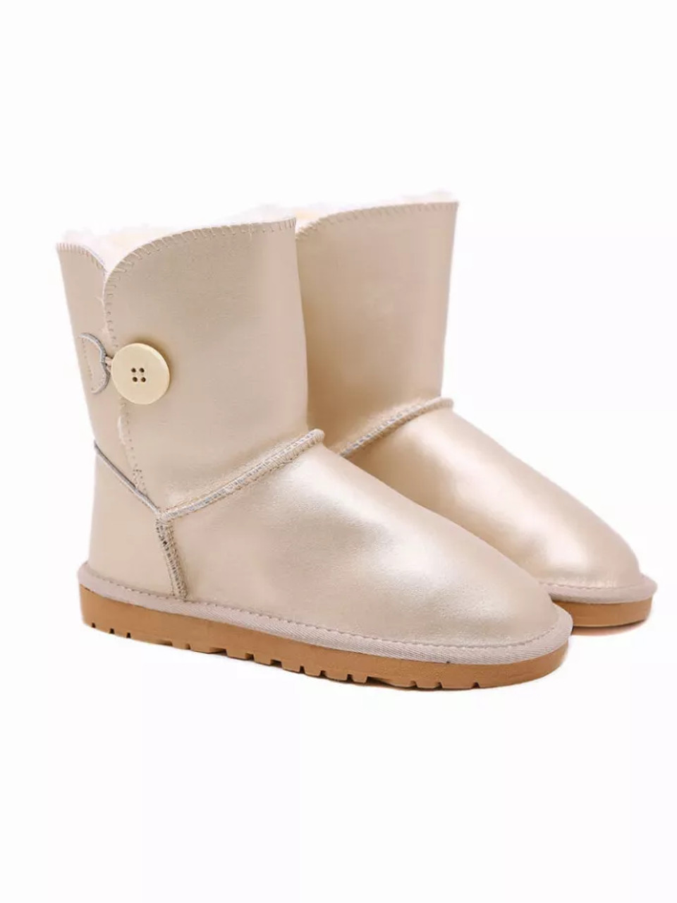 Smaibulun Ugg | Faux Fur-Lined Leather Suede Boot - S001273B001855P000142V064 Smaibulun Ugg | Faux Fur-Lined Leather Suede Boot - S001273B001855P000142V064