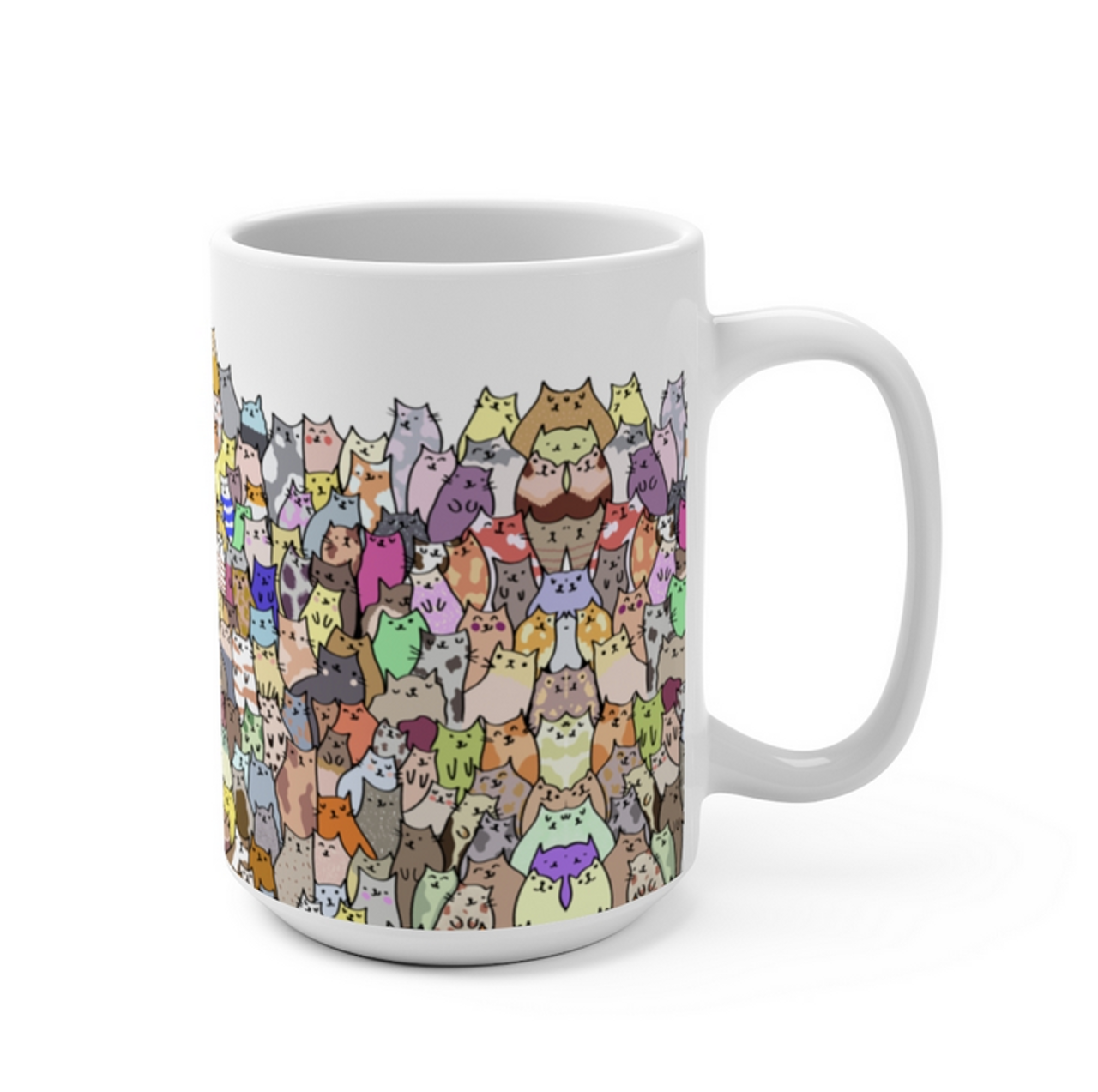 All Cats Coffee Mug (AKA Kitty Committee) - 149901449