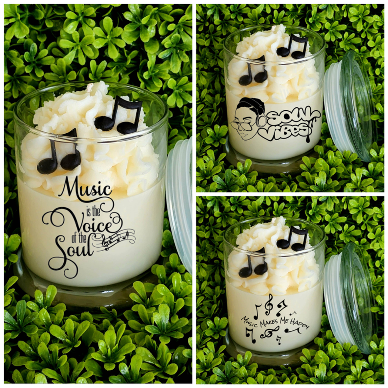 Music theme soy candles - ZenCandle1297