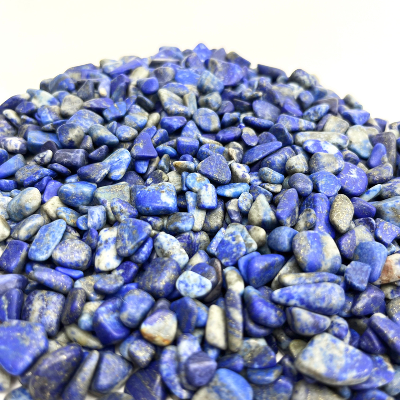 Lapis Lazuli | Tumbled Chips | 1lb | 4-7mm | India