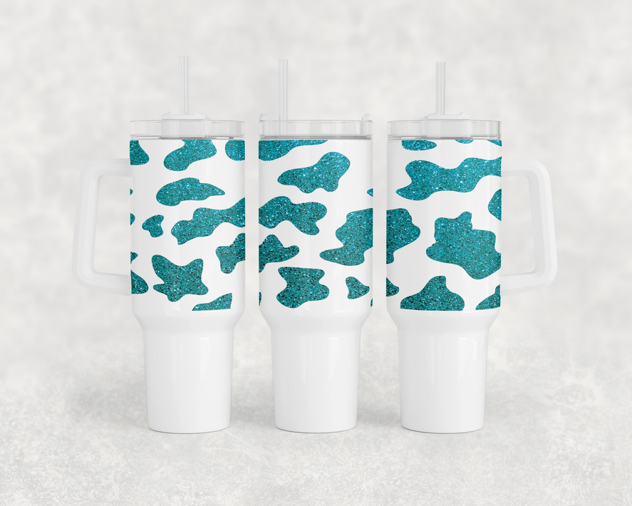 Cow Print 40oz Tumbler - 2353-1608