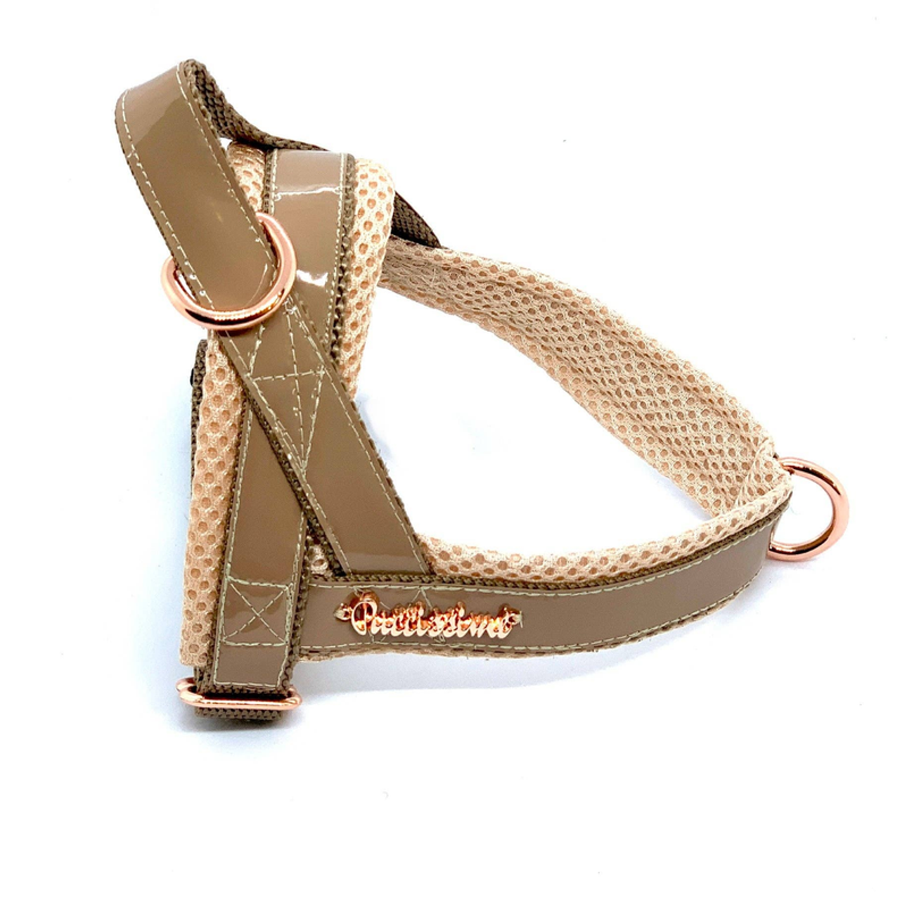 Champagne One-click Dog Harness - PuccissimePet000392 Champagne One-click Dog Harness - PuccissimePet000392