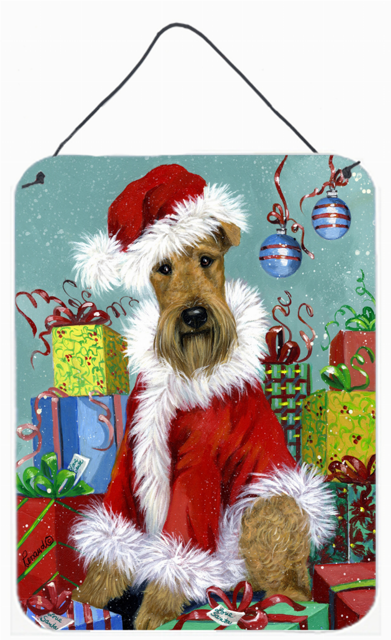 Christmas Dog Artwork Wall or Door Hanging Prints - PPP3004DS1216