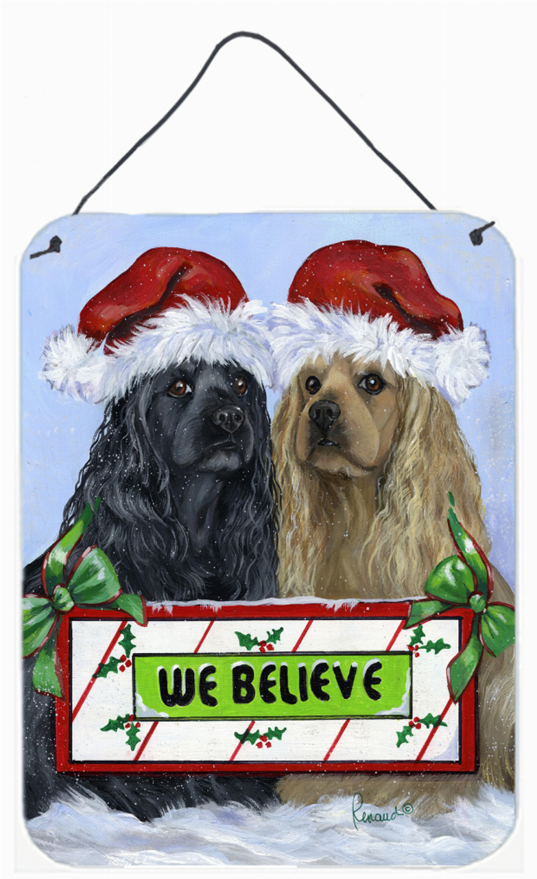 Christmas Dog Artwork Wall or Door Hanging Prints - S000213B001695P021139V010