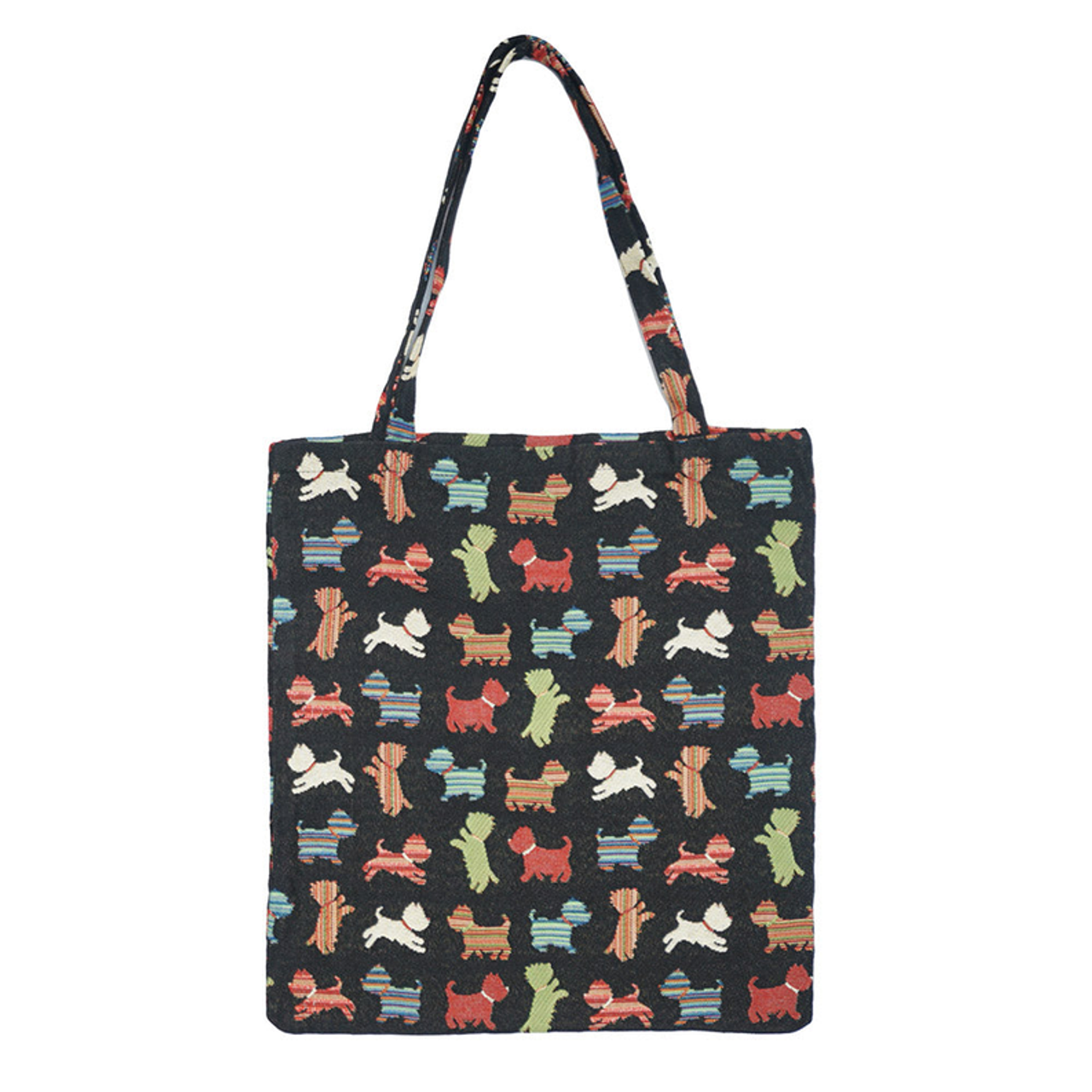 Scottie Dog Medium Eco Reusable Grocery Tote Bag