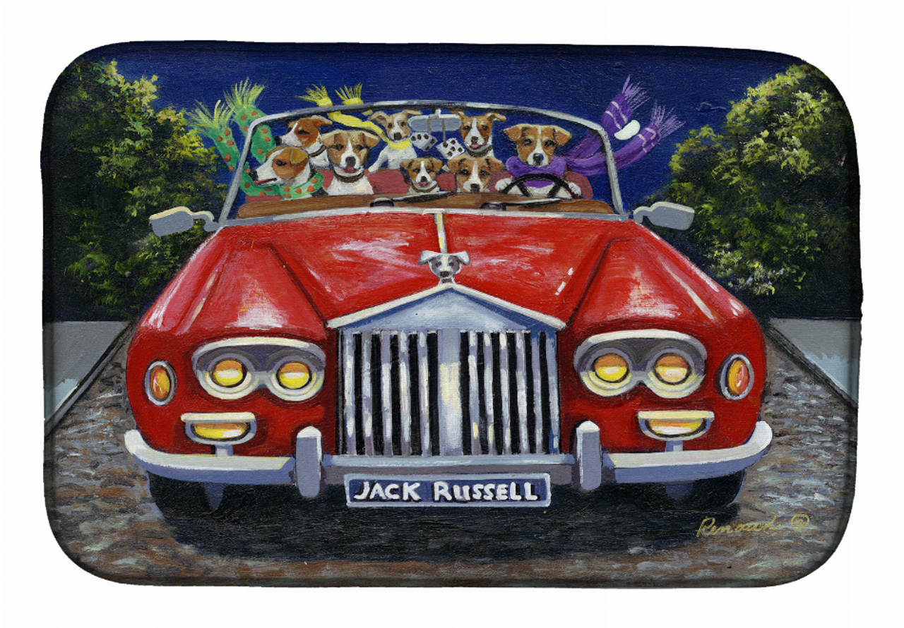 Dog Breed Art Dish Drying Mat - PPP3262DDM