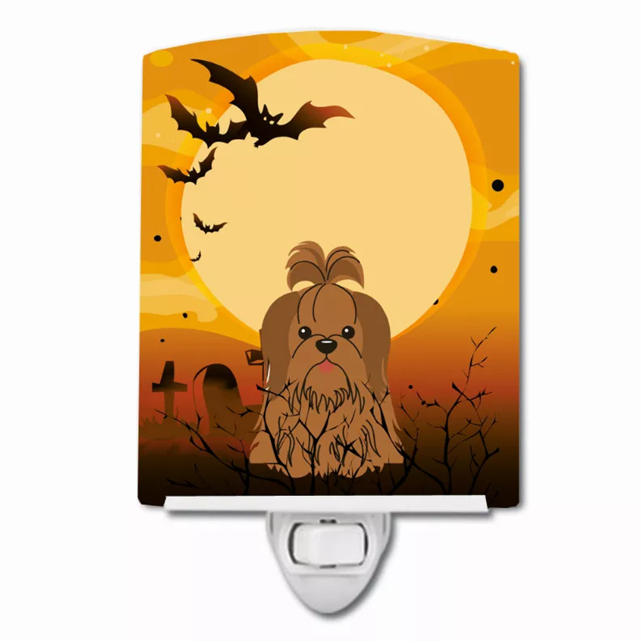 Halloween Design with Dog Ceramic Night Light - S000213B001695P099889V000