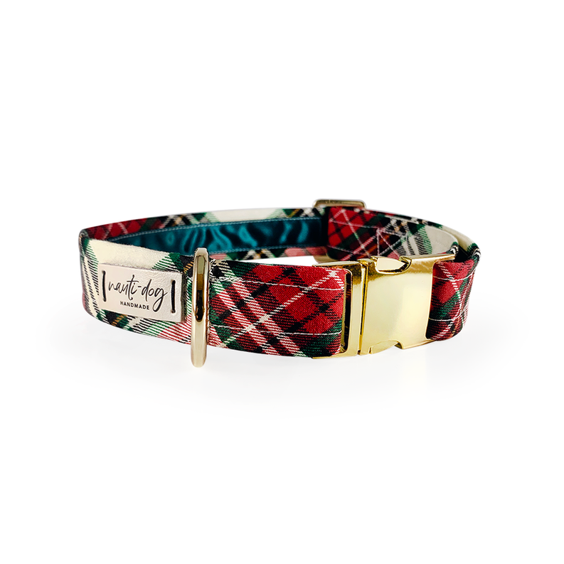 Sullivan Christmas Scottish Red & Green Tartan Plaid Buckle & Martingale Collar - S002793B002925P000094V051