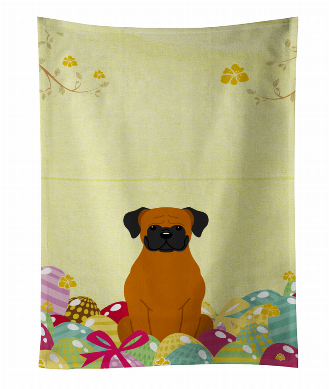 Easter Eggs Design with Dog Kitchen Towel - BB6115KTWL