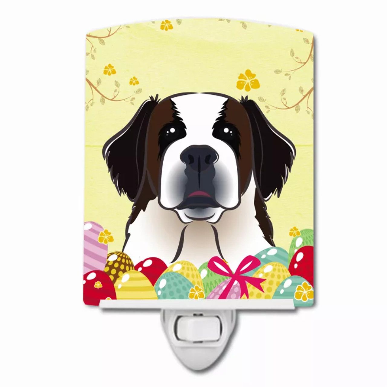 Easter Egg Hunt Design with Dog Ceramic Night Light - S000213B001695P099259V000