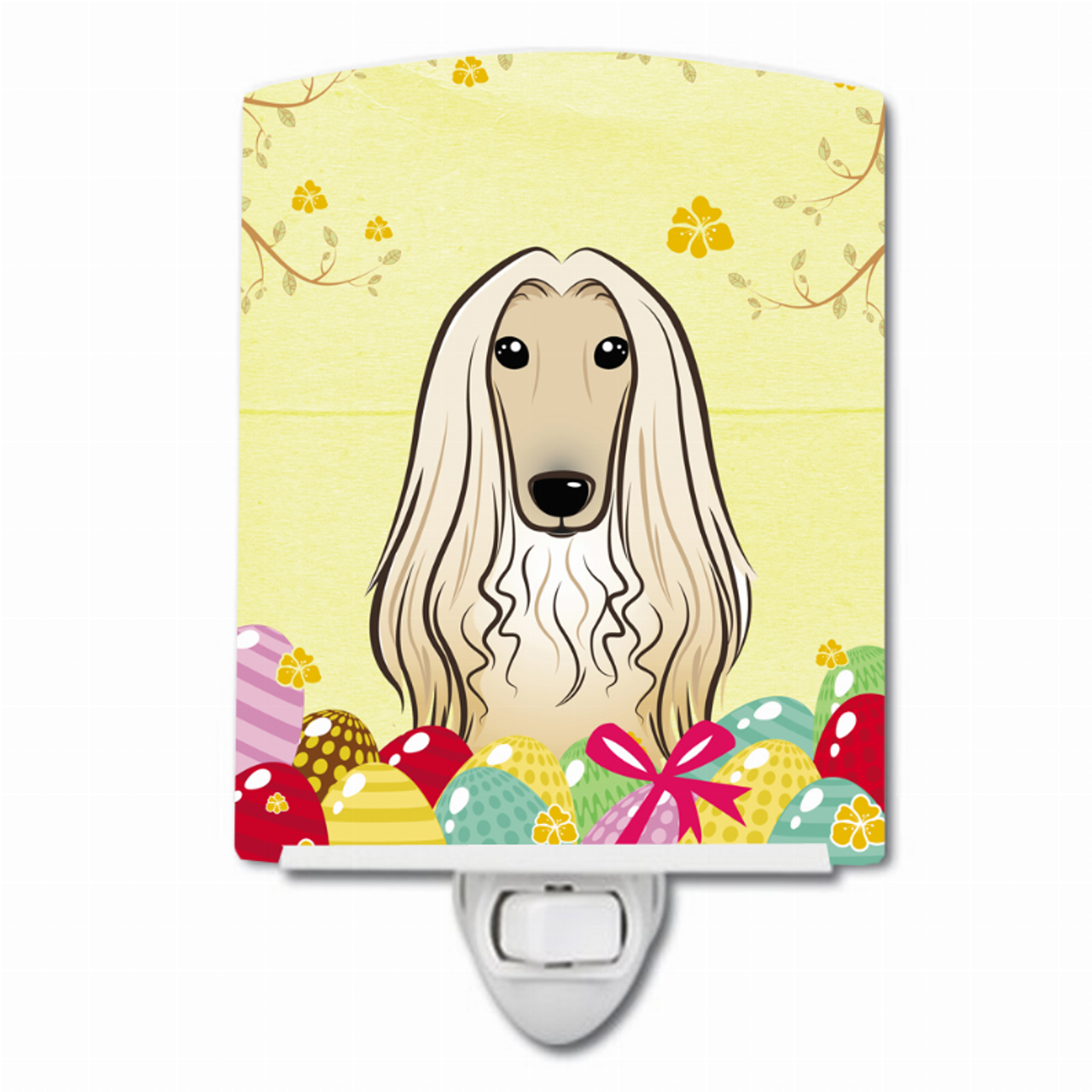 Easter Egg Hunt Design with Dog Ceramic Night Light - S000213B001695P099257V000
