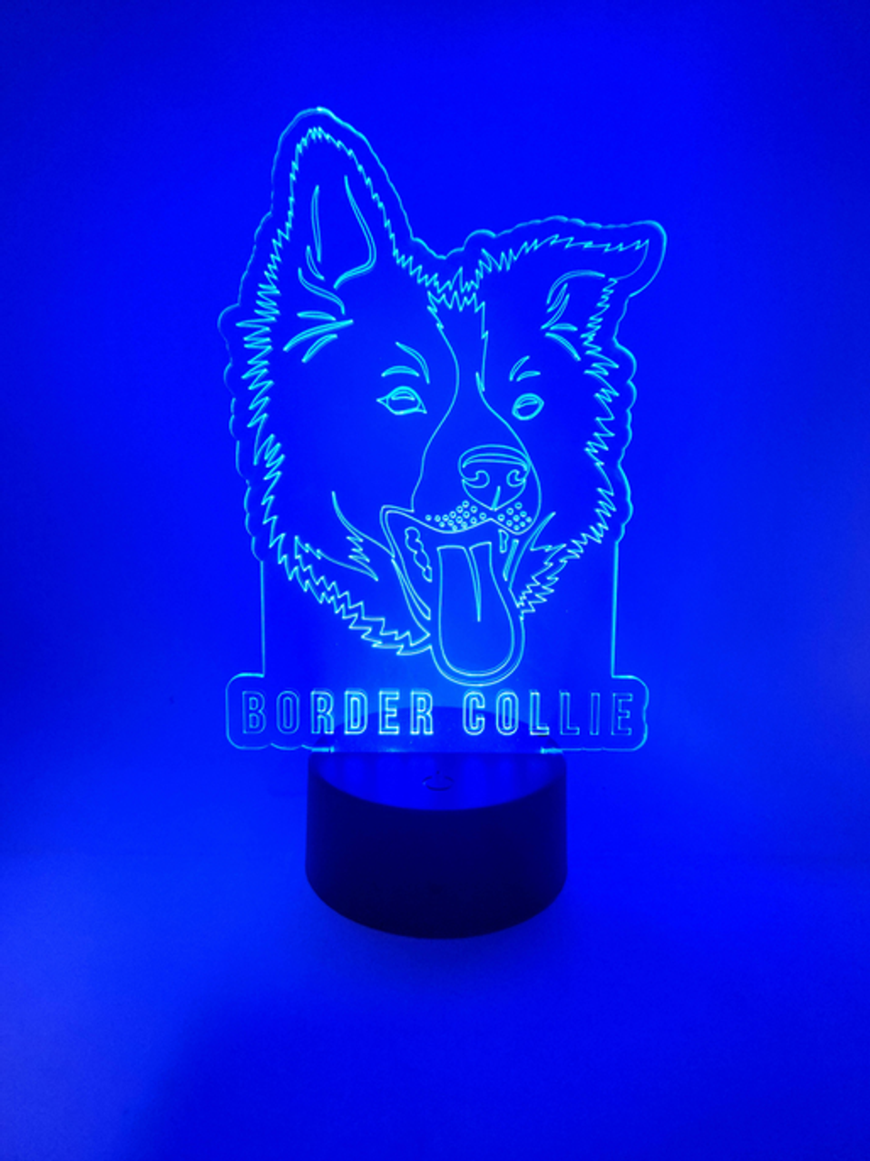 Border Collie LED Lamp | Dog Rescue Gift for Pet Lovers Border Collie LED Lamp | Dog Rescue Gift for Pet Lovers