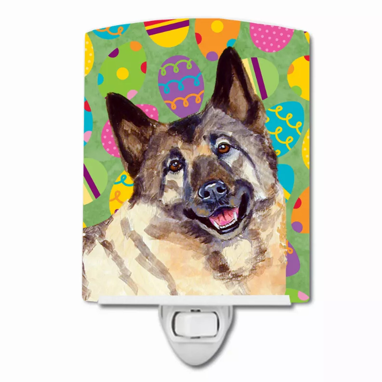 Easter Eggtravaganza Dog Art Ceramic Night Light - S000213B001695P102567V000