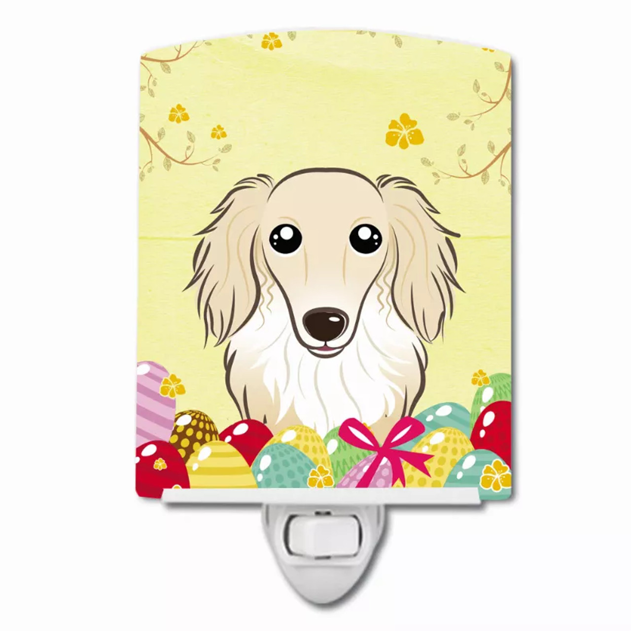 Easter Egg Hunt Design with Dog Ceramic Night Light - S000213B001695P099225V000
