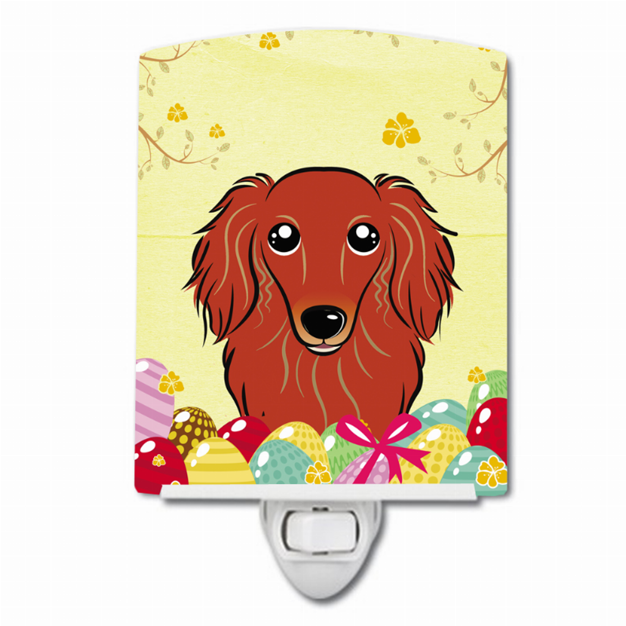 Easter Egg Hunt Design with Dog Ceramic Night Light - S000213B001695P099227V000