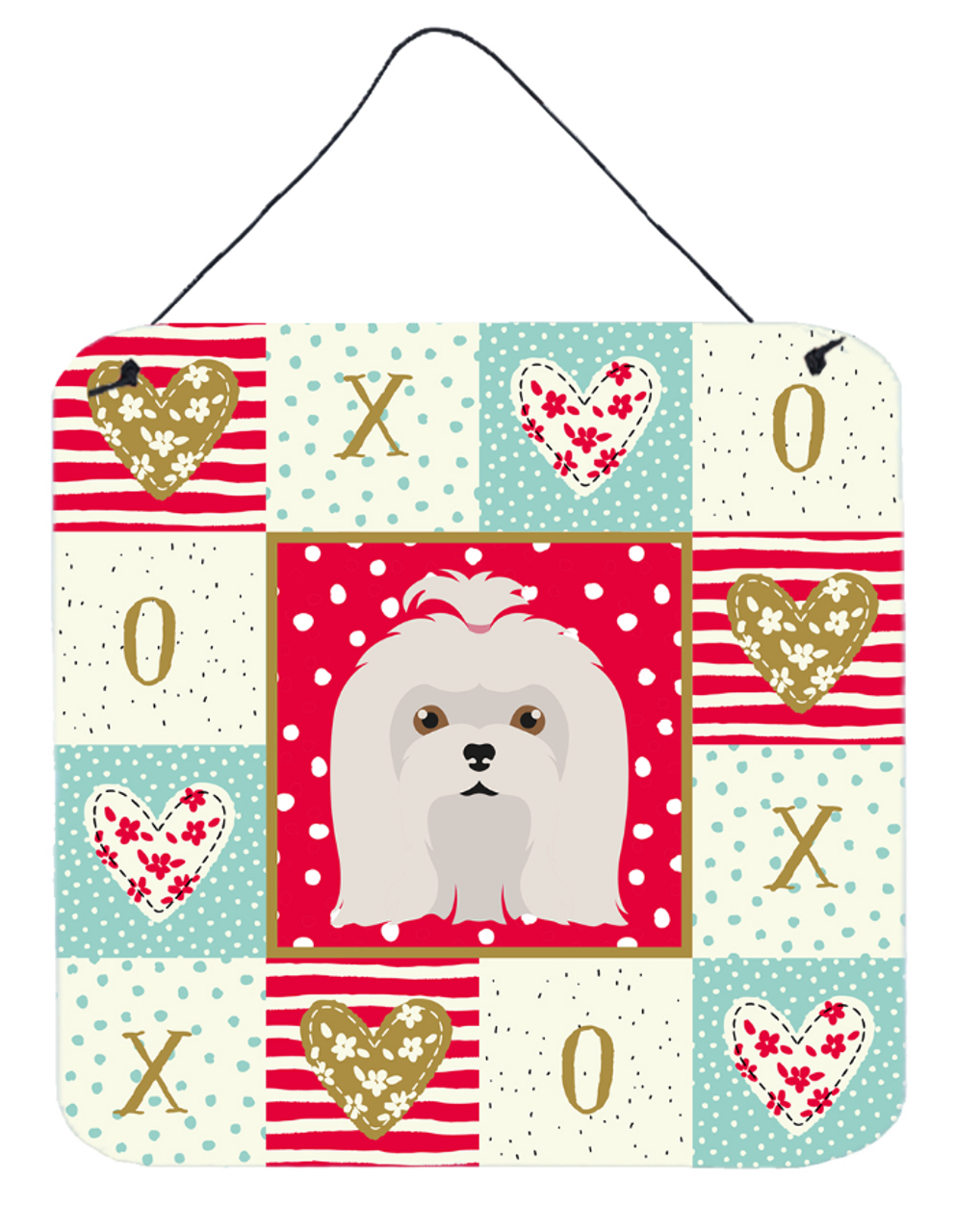 Maltese - Dog Face Wall or Door Hanging Prints