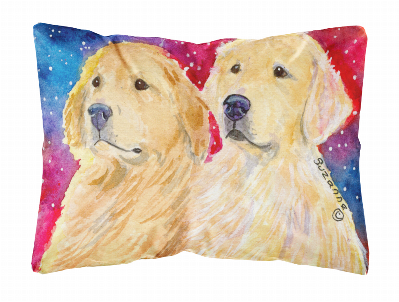 Dog Portrait/Landscape Painting Fabric Decorative Pillow - SS8754PW1216