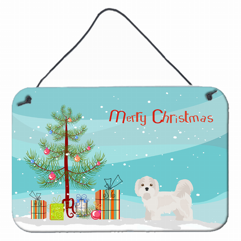 Christmas Tree Design with Dog Wall or Door Hanging Prints - S000213B001695P000668V000