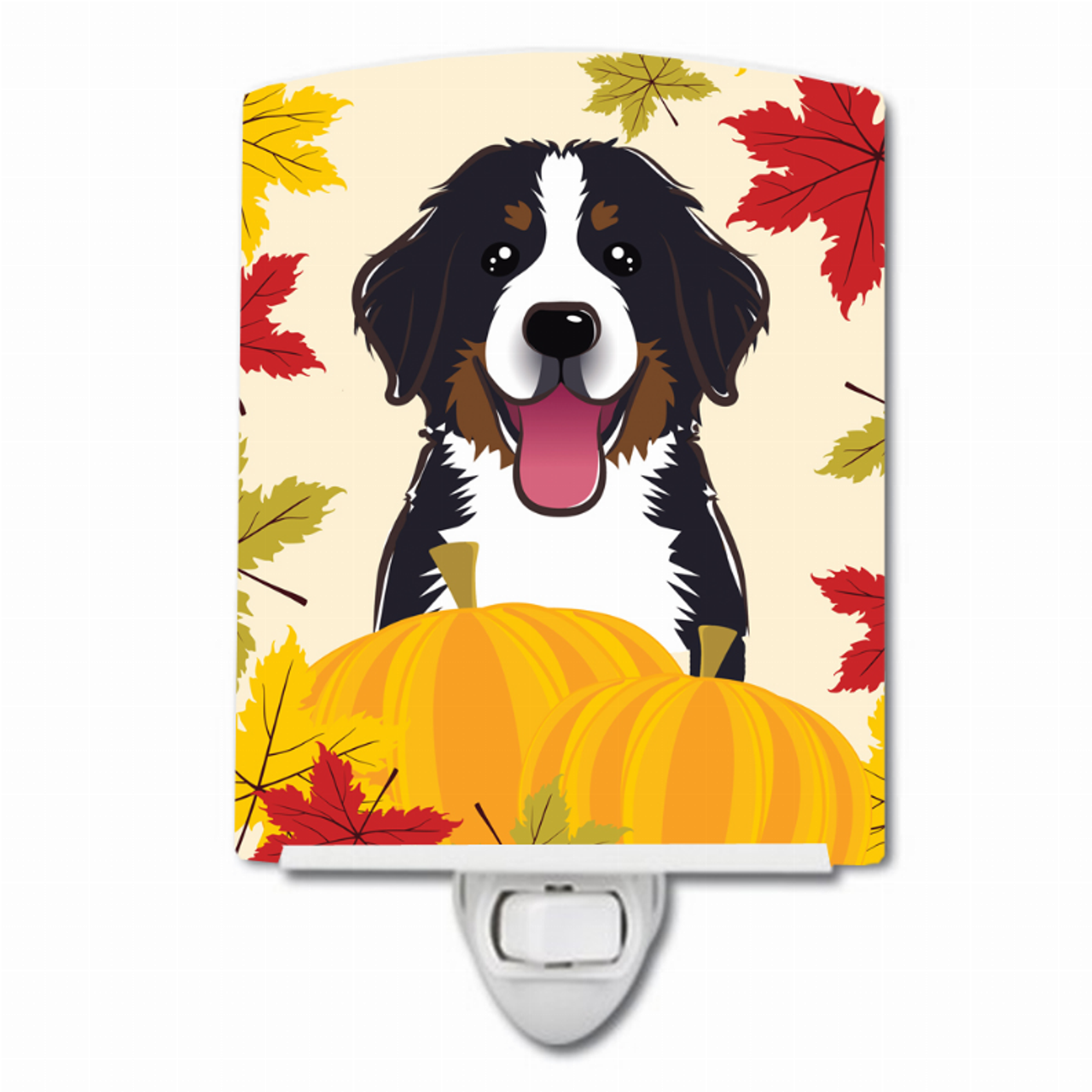 Thanksgiving Design with Dog Ceramic Night Light - S000213B001695P099374V000
