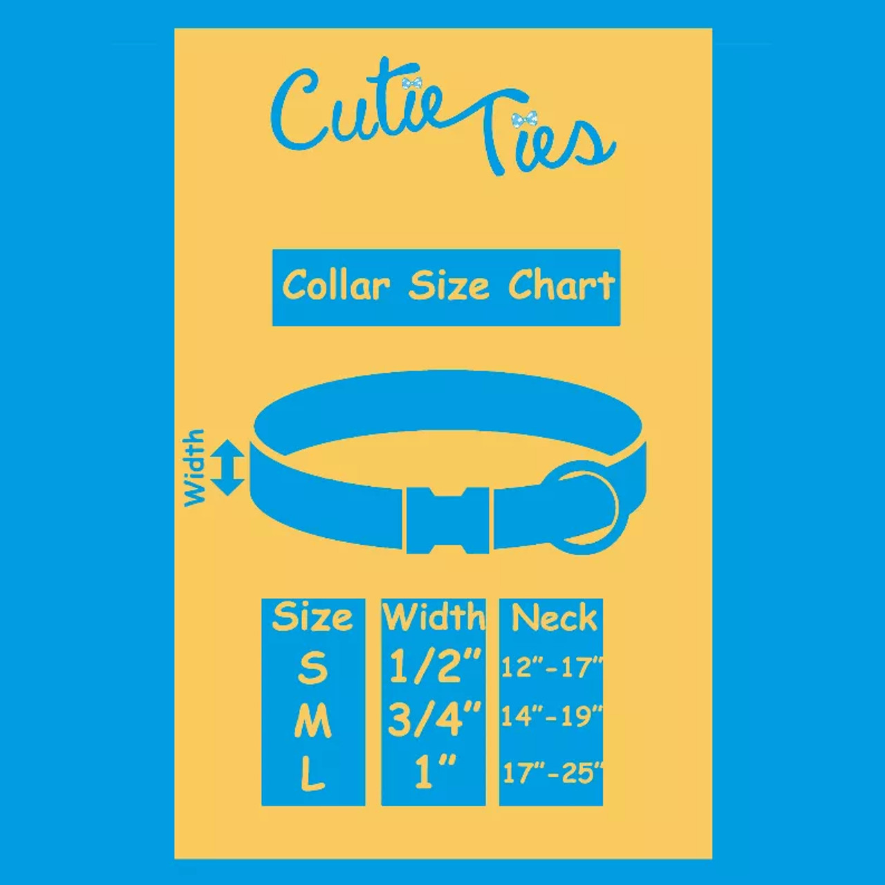 Cutie Ties Fun Design Dog Collar - S001045B001725P000002V020