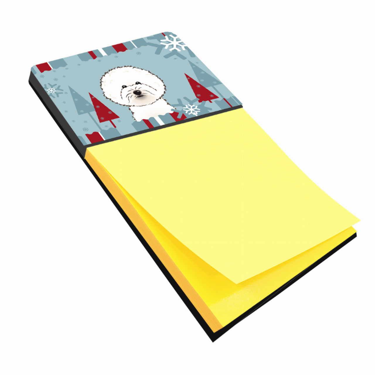 Seasonal Holiday Dog Art Sticky Note Holder - S000213B001695P056679V016