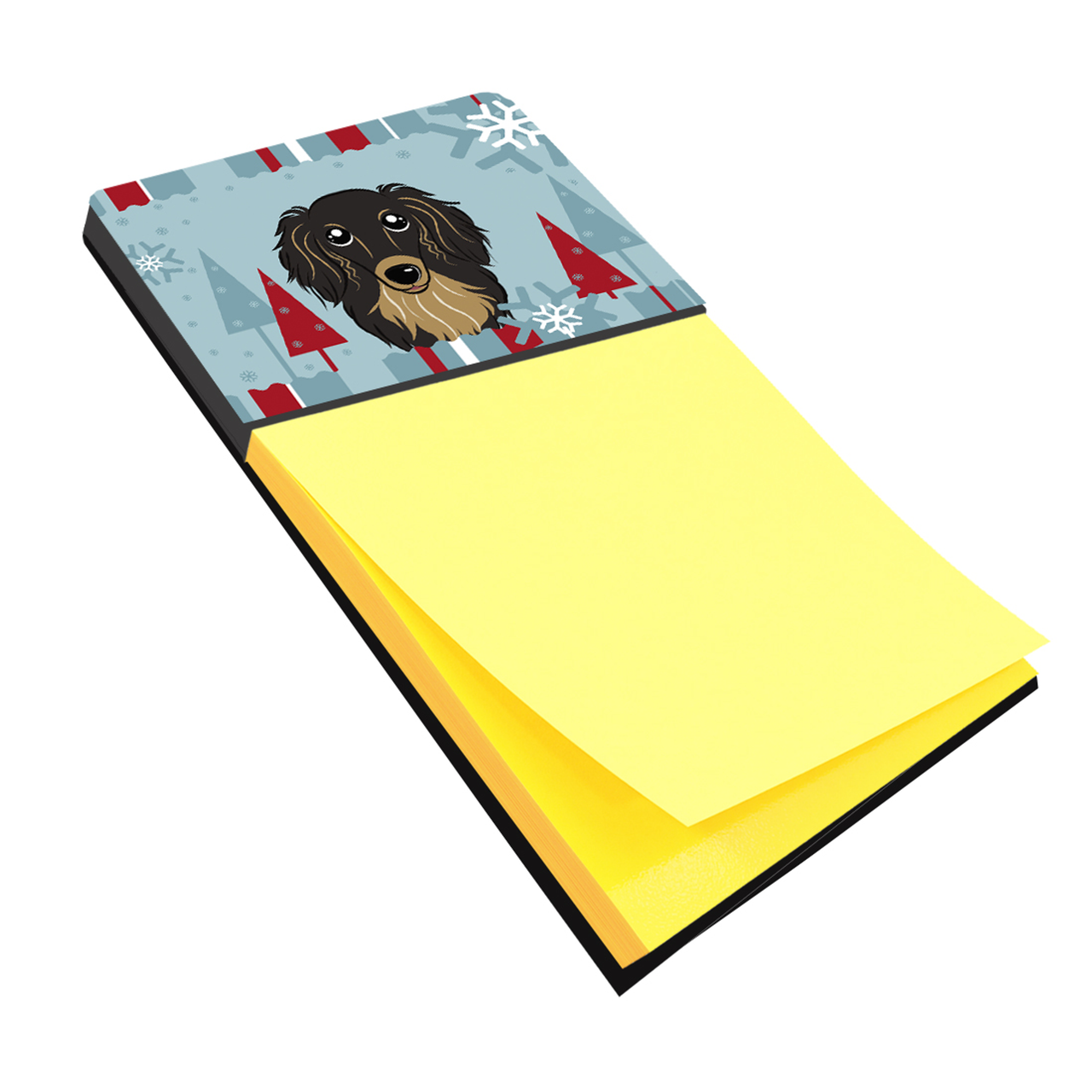 Seasonal Holiday Dog Art Sticky Note Holder - S000213B001695P056679V012