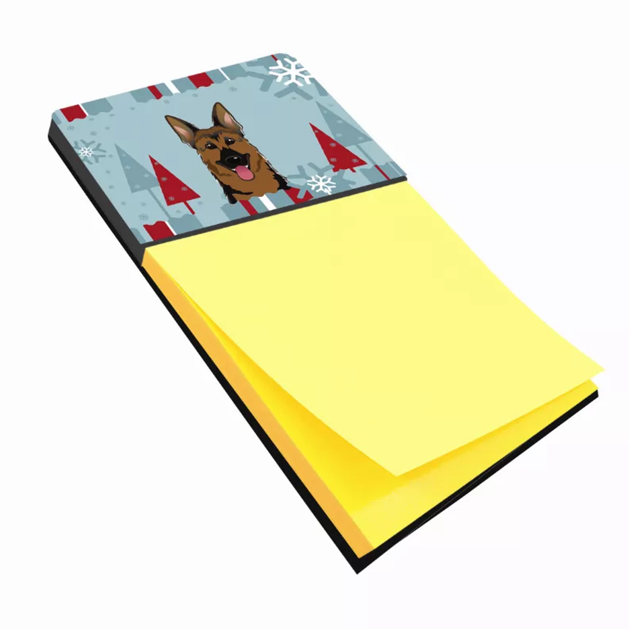 Seasonal Holiday Dog Art Sticky Note Holder - S000213B001695P056679V010
