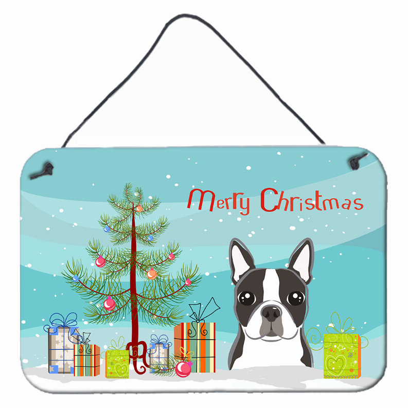 Christmas Tree and Dog Art Wall or Door Hanging Prints - BB1575DS812