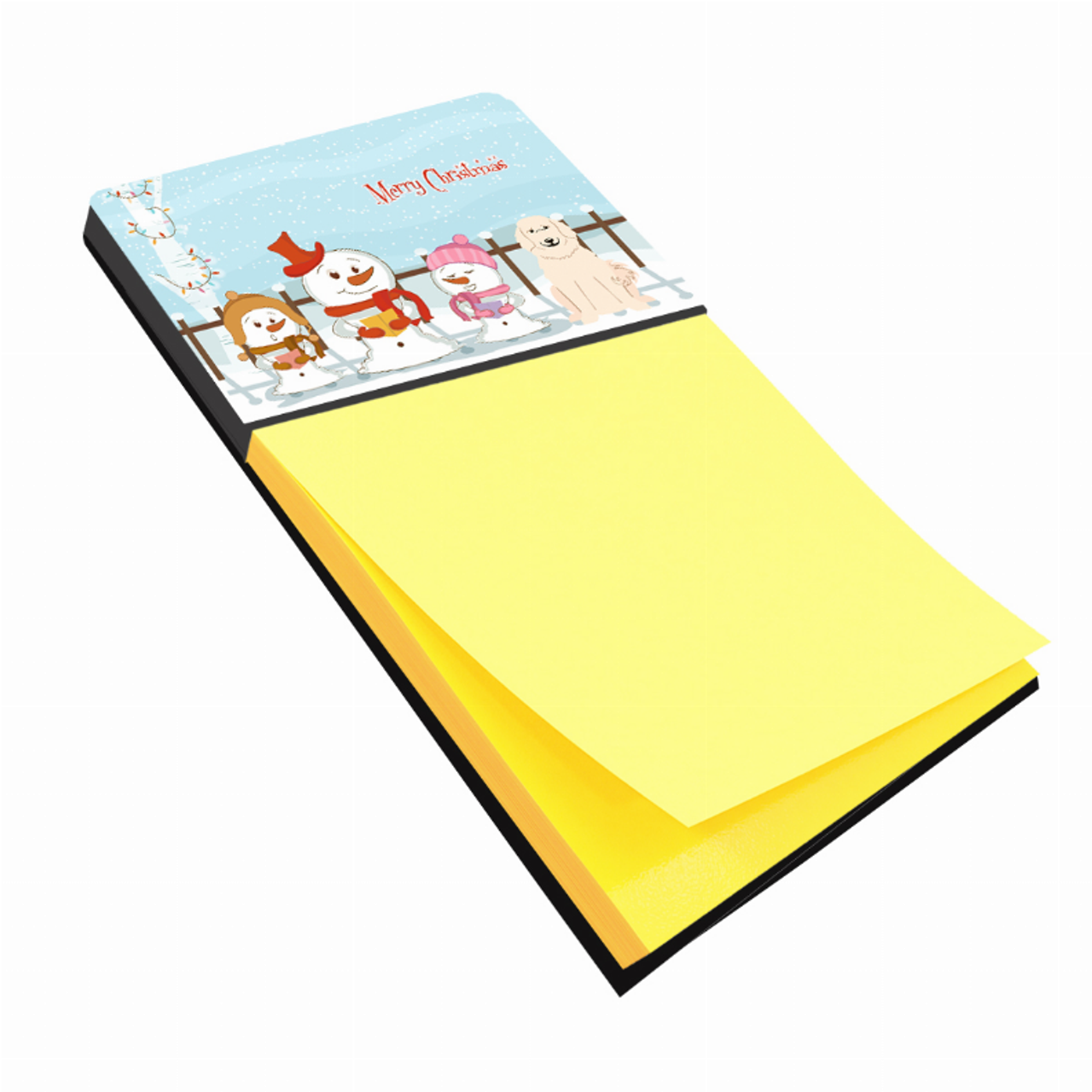 Seasonal Holiday Dog Art Sticky Note Holder - BB2414SN