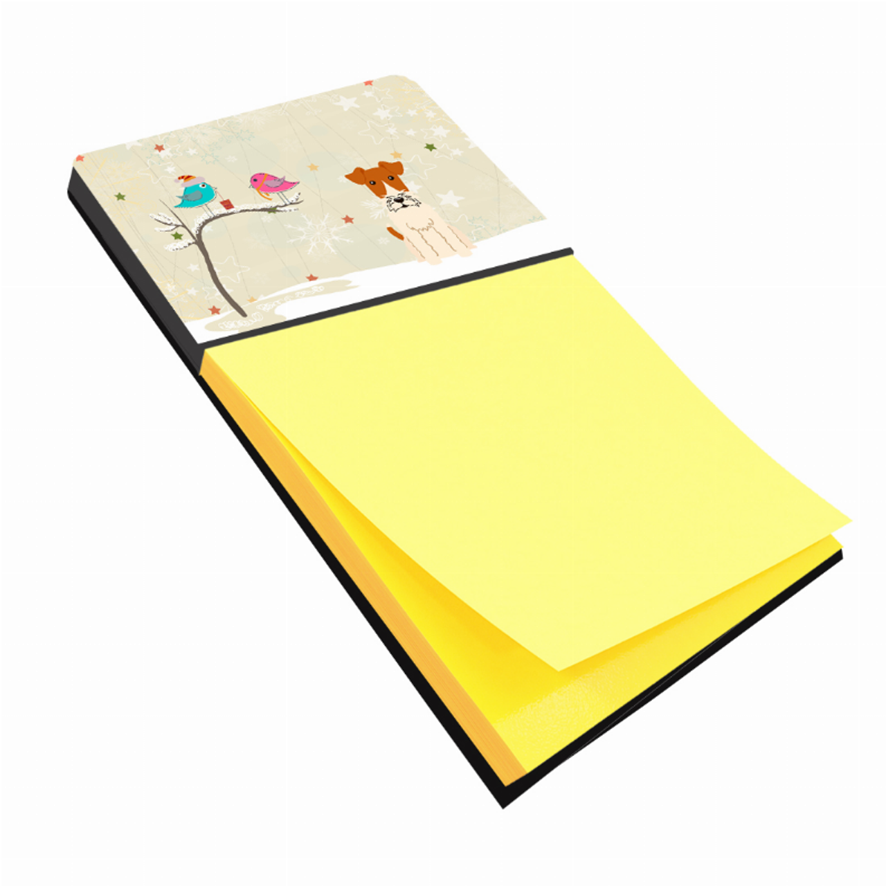 Seasonal Holiday Dog Art Sticky Note Holder - BB2573SN