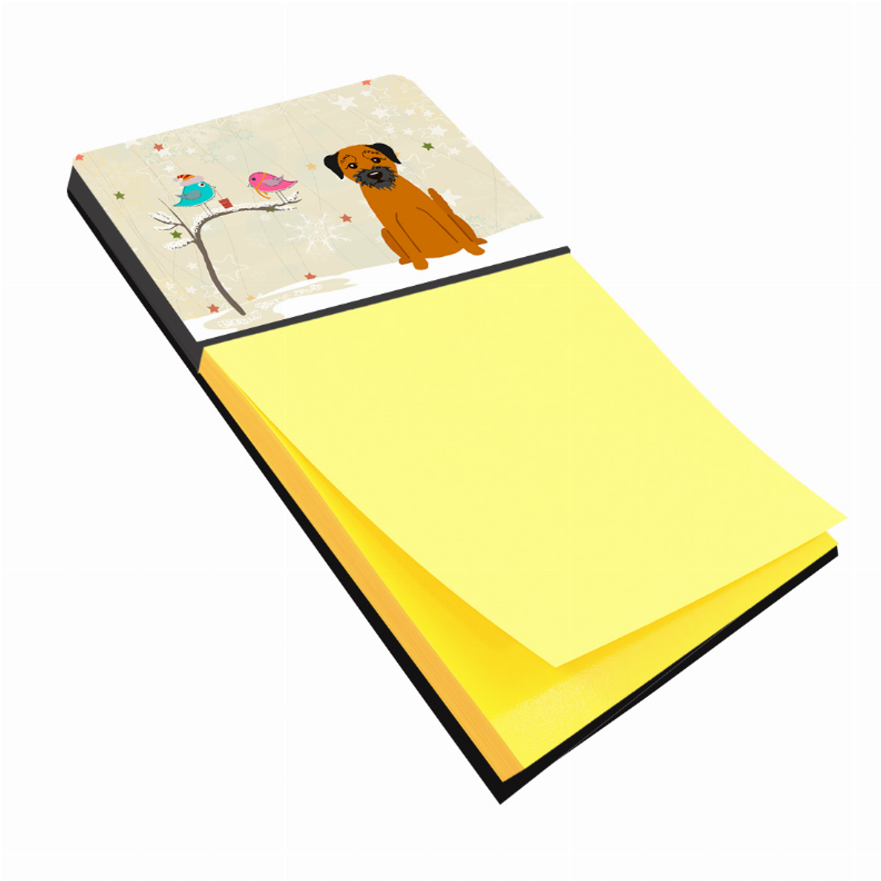 Seasonal Holiday Dog Art Sticky Note Holder - BB2511SN