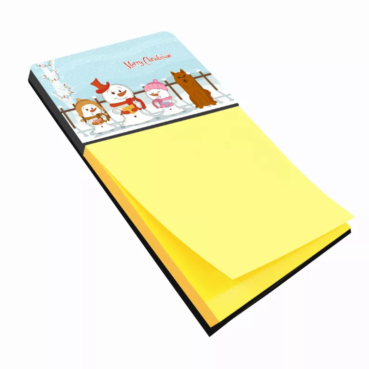 Seasonal Holiday Dog Art Sticky Note Holder - S000213B001695P070657V056