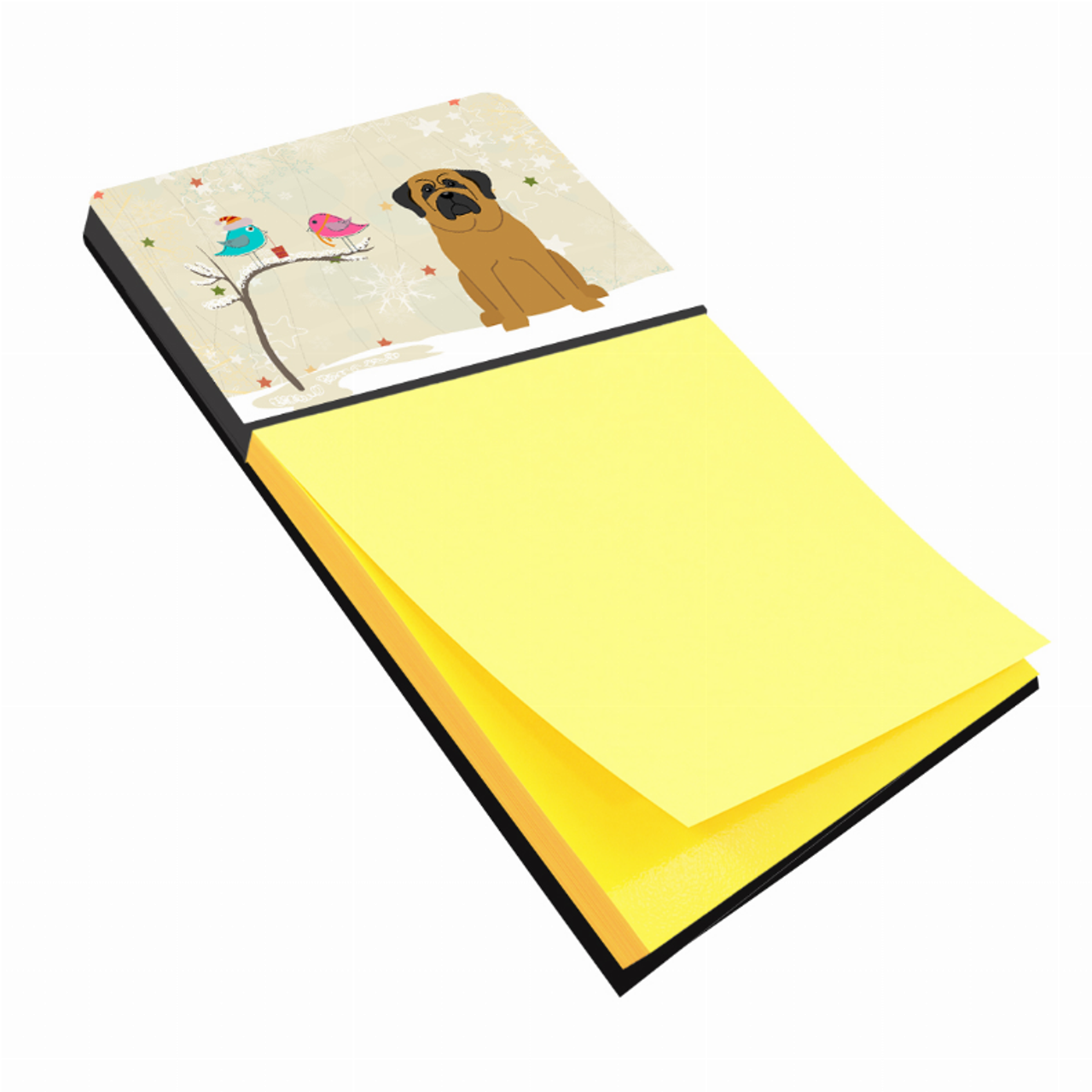Seasonal Holiday Dog Art Sticky Note Holder - BB2490SN