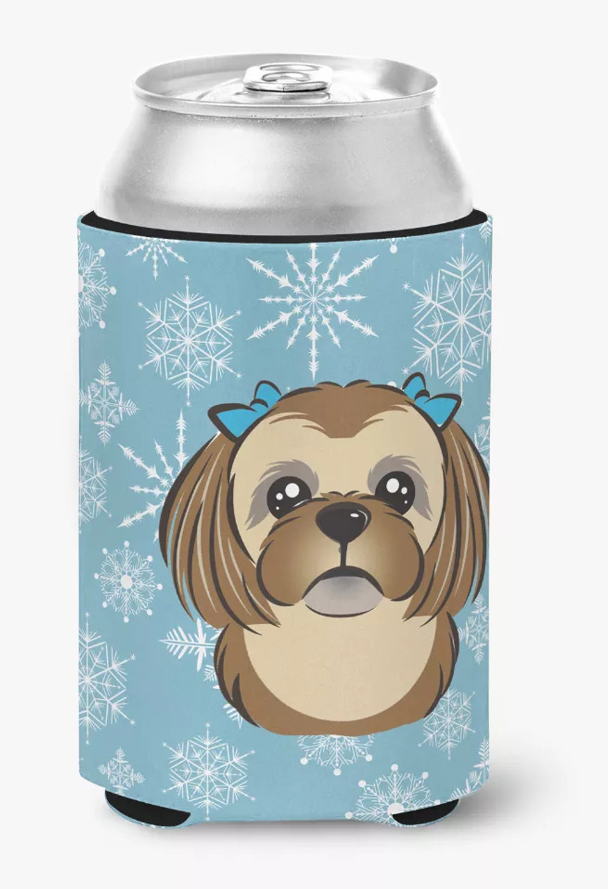 Snowflake Dog Design Can or Bottle Hugger - S000213B001695P056287V000