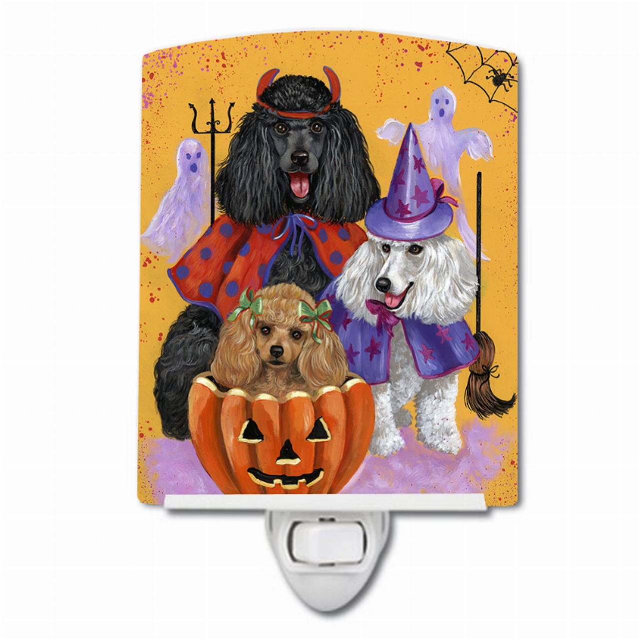 Halloween Dog Art Ceramic Night Light - S000213B001695P020829V011