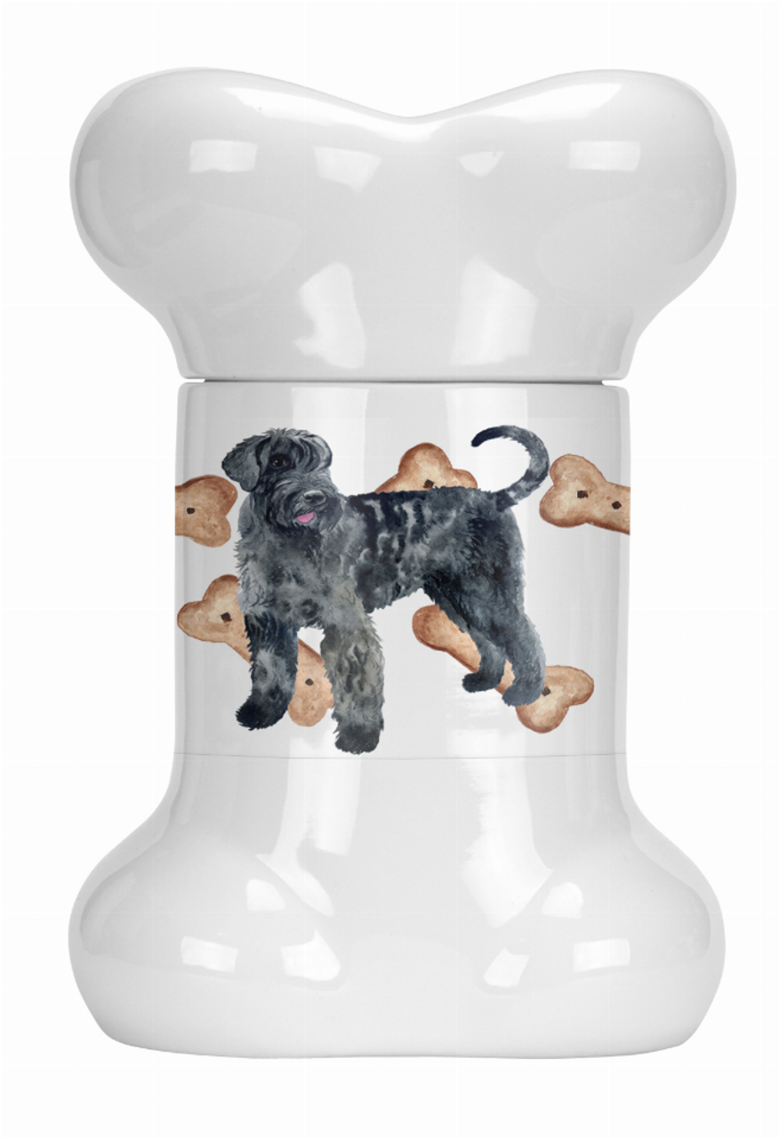 Dog on Bone Shaped Treat Jar - S000213B001695P116214V006