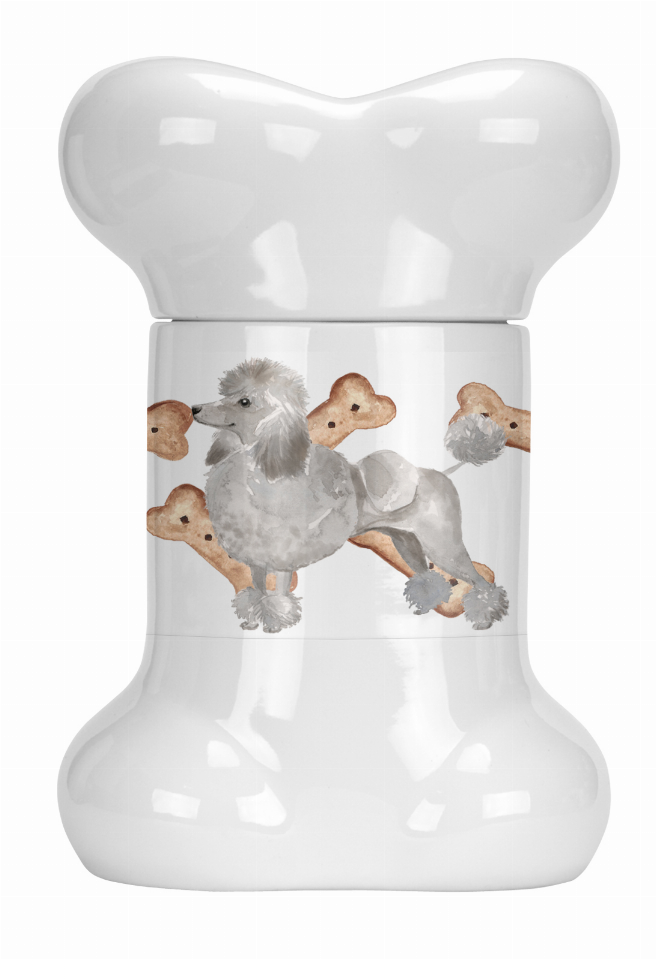 Dog on Bone Shaped Treat Jar - S000213B001695P116214V024