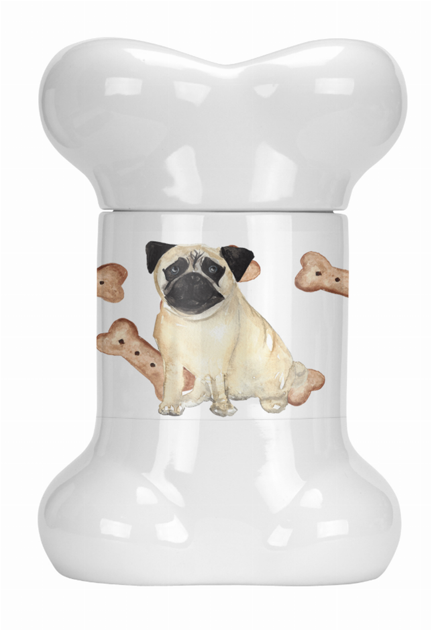 Dog on Bone Shaped Treat Jar - S000213B001695P116214V025