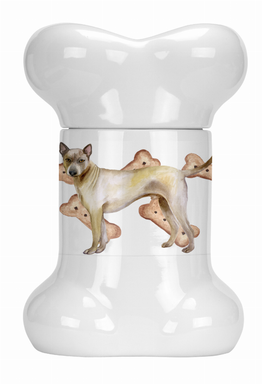 Dog on Bone Shaped Treat Jar - S000213B001695P116214V013