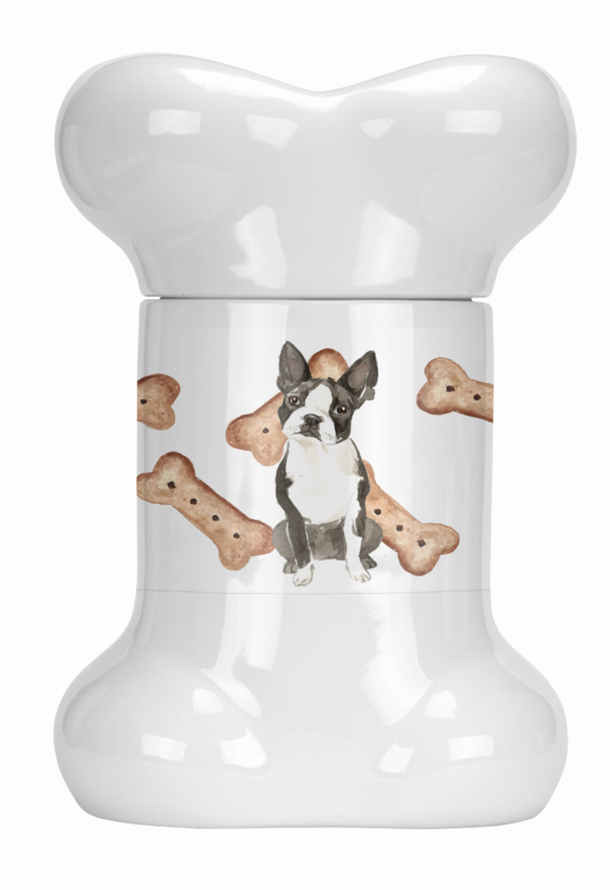 Dog on Bone Shaped Treat Jar - S000213B001695P116214V019
