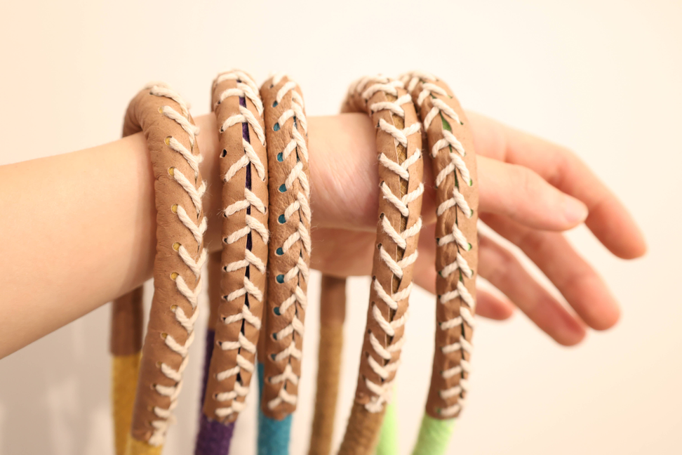 Handmade Sustainable Colorful Cotton Rope Dog Leash - S002478B002784P000049V003