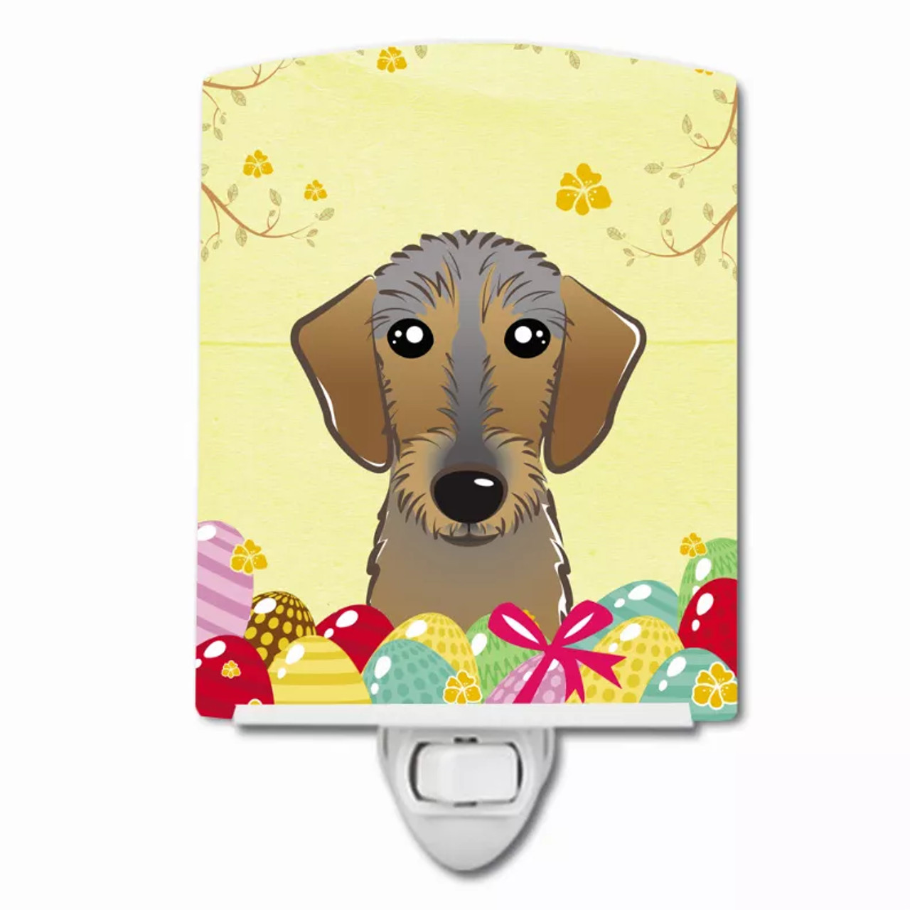 Easter Egg Hunt Design with Dog Ceramic Night Light - S000213B001695P099246V000