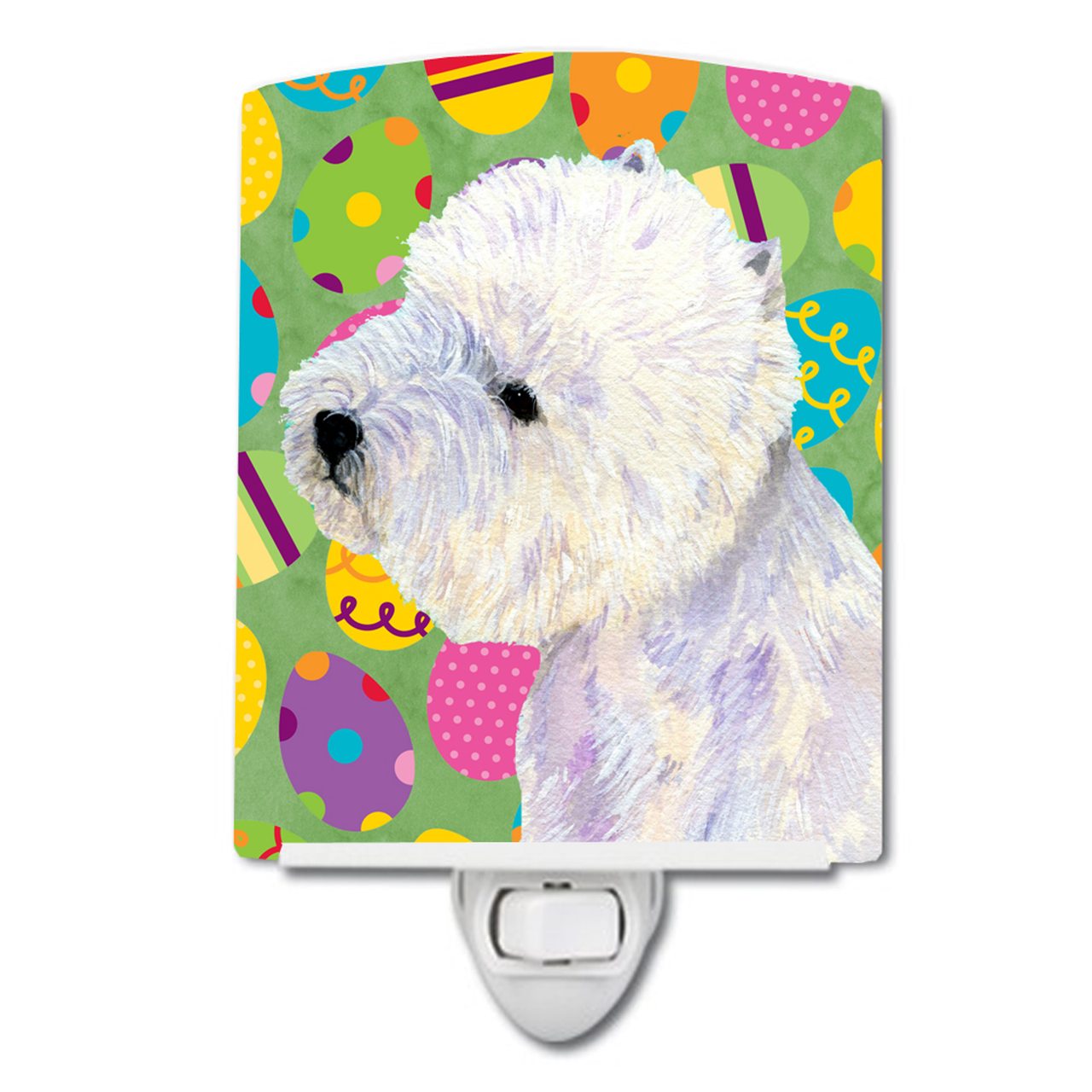 Easter Eggtravaganza Dog Art Ceramic Night Light - LH9405CNL