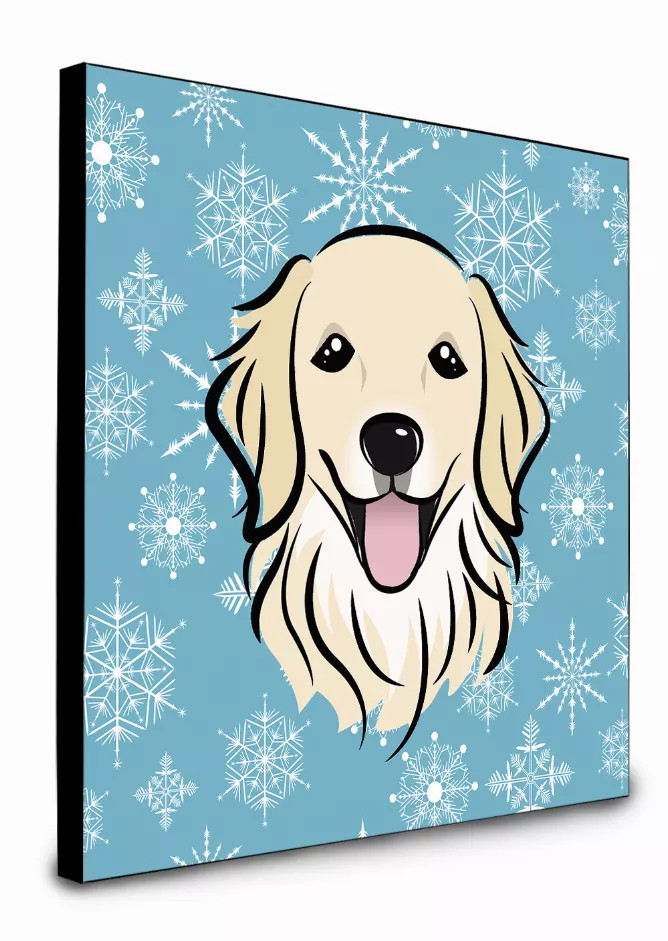 Snowflake Dog Artwork Wall Panel - S000213B001695P014410V004