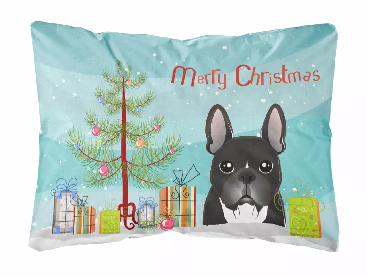 Christmas Tree and Dog Canvas Fabric Decorative Pillow - S000213B001695P058042V000