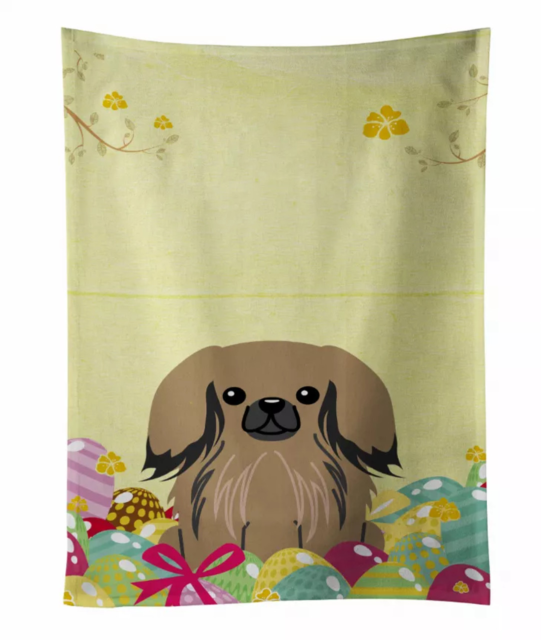 Easter Eggs Design with Dog Kitchen Towel - S000213B001695P084306V000