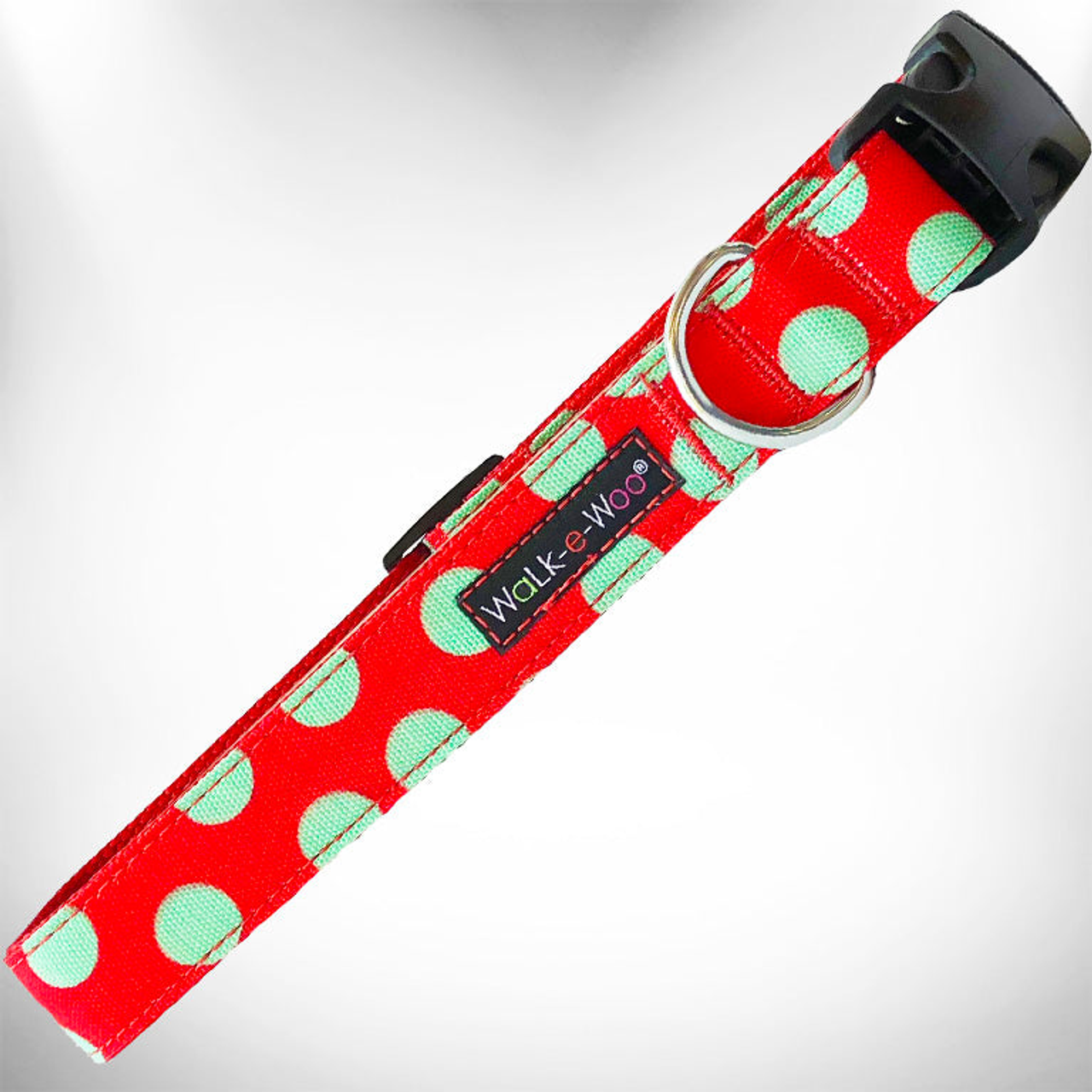 Polka Dot Dog on Brown Collars - 399-3